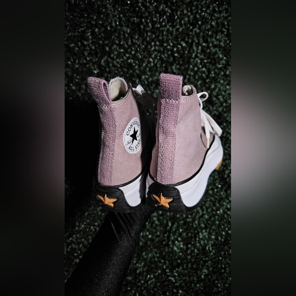 Converse Pink High-Top Sneakers - Picture 3 of 4